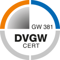 Siegel – DVGW CERT GW 381